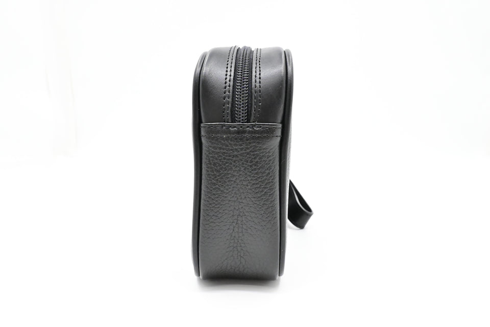 Burberry Wrist Pouch in Black Leather