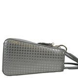 Christian Dior Lady Dior Micro Cannage Leather Shoulder Bag Metallic