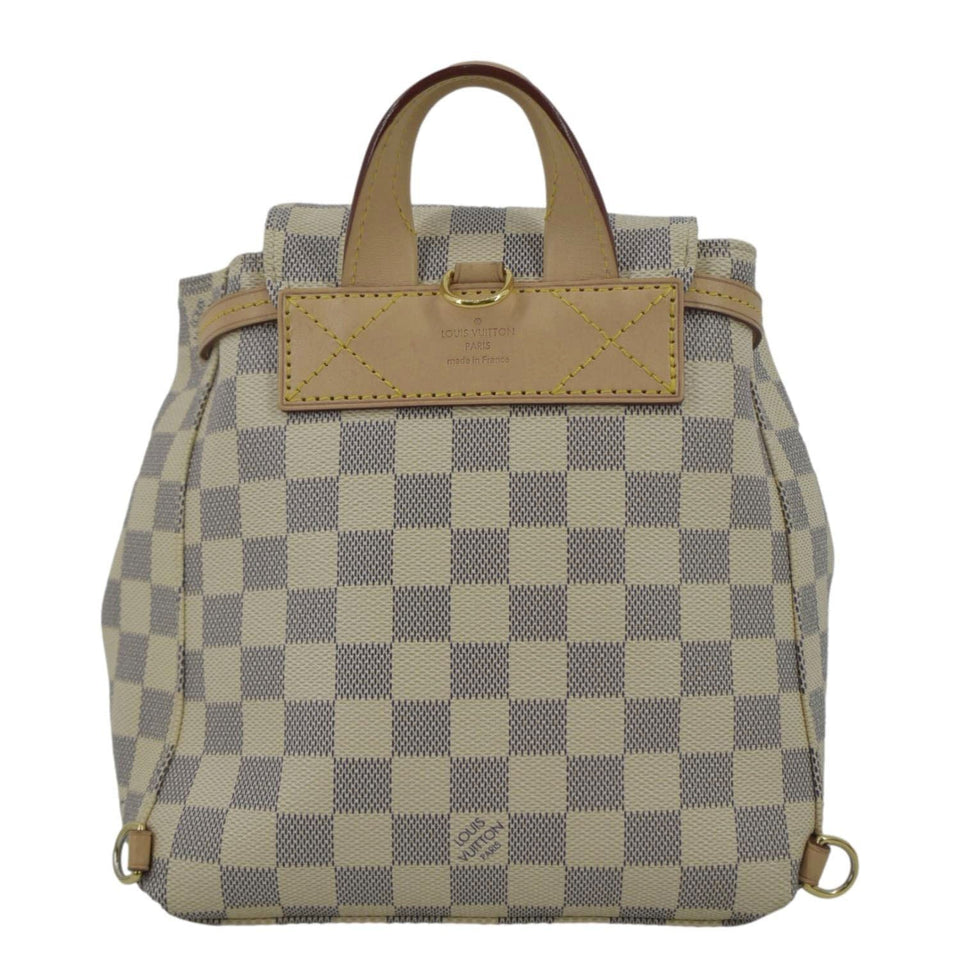 Louis Vuitton Sperone BB Damier Azur Backpack Bag White
