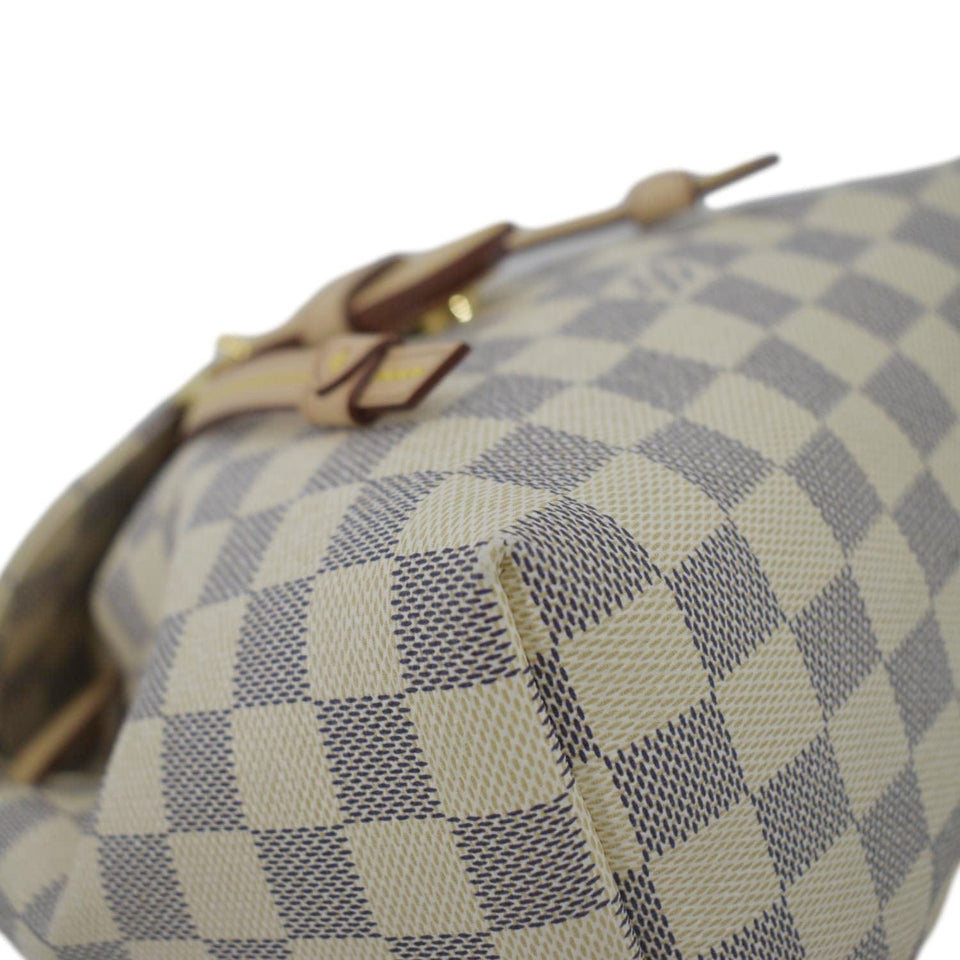Louis Vuitton Sperone BB Damier Azur Backpack Bag White