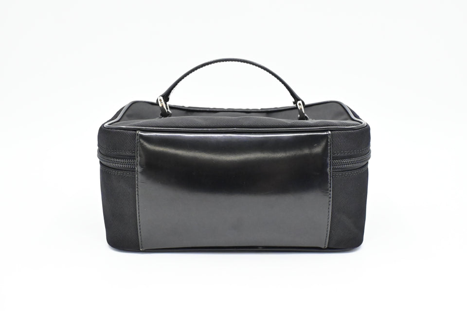 Gucci Vanity Pouch in Black Canvas