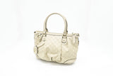 Gucci Sukey Handbag in Cream Guccissima Leather