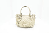 Gucci Sukey Handbag in Cream Guccissima Leather