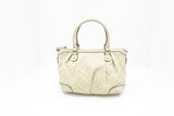 Gucci Sukey Handbag in Cream Guccissima Leather