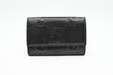 Gucci Key Case in Black Perforated Leather