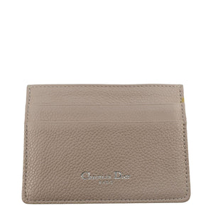 Christian Dior Diorama Cannage Leather  Holder Light Beige