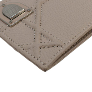 Christian Dior Diorama Cannage Leather  Holder Light Beige