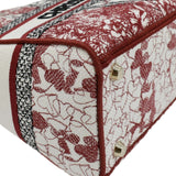 Christian Dior Lady D-Lite Medium Diormour D-Royaume dAmour Motif Canvas Crossbody Bag Multicolor