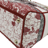 Christian Dior Lady D-Lite Medium Diormour D-Royaume dAmour Motif Canvas Crossbody Bag Multicolor
