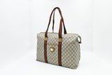Gucci Plus Zipped Travel Bag in GG Plus Coated Canvas