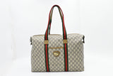 Gucci Plus Zipped Travel Bag in GG Plus Coated Canvas