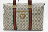 Gucci Plus Zipped Travel Bag in GG Plus Coated Canvas