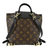 Louis Vuitton Montsouris BB Monogram Canvas Leather Backpack Bag Black