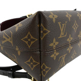 Louis Vuitton Montsouris BB Monogram Canvas Leather Backpack Bag Black