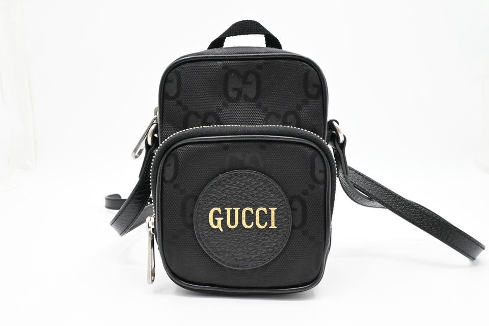 Gucci Off The Grid Mini Crossbody in Black Econyl Canvas
