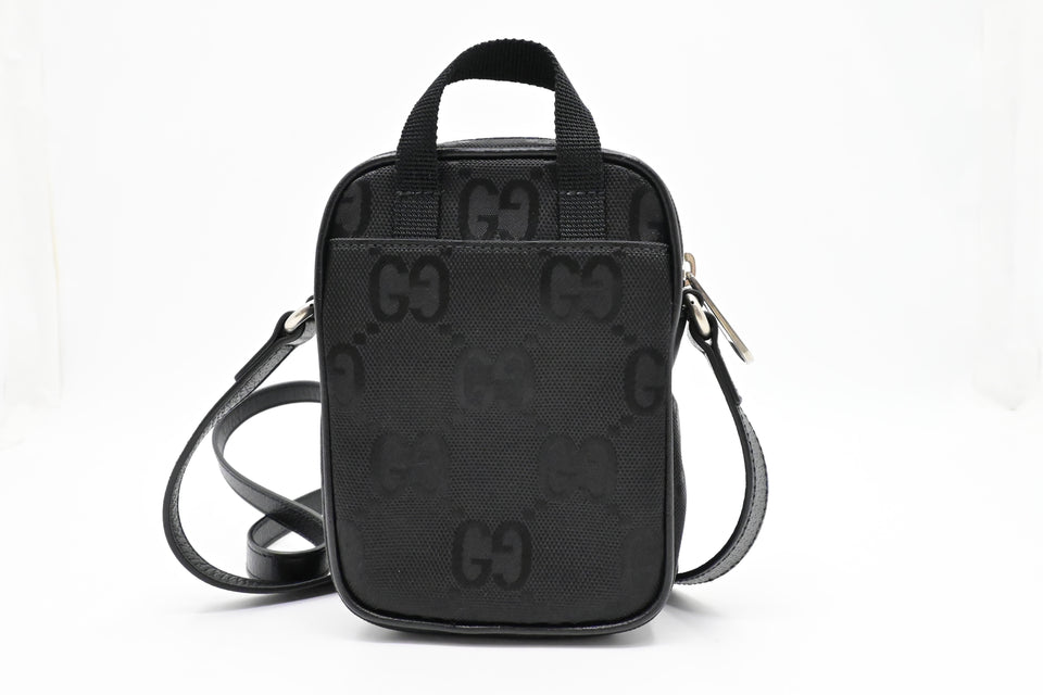 Gucci Off The Grid Mini Crossbody in Black Econyl Canvas