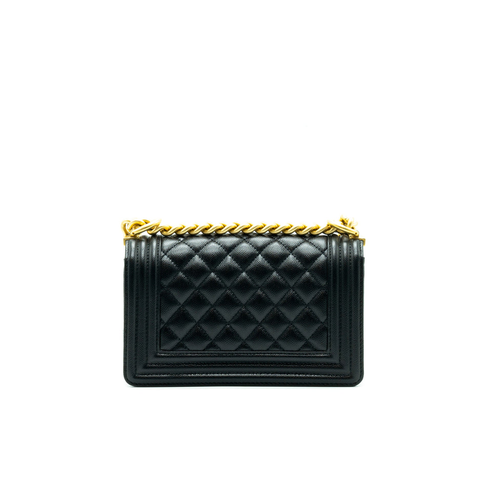 Chanel Small Leboy Cavier Black