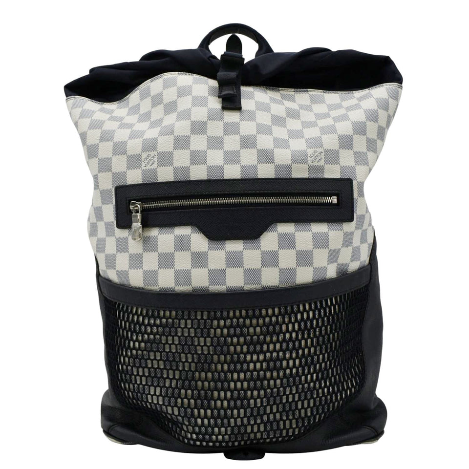 Louis Vuitton Matchpoint Damier Azur Backpack White