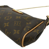 Louis Vuitton Eva Pochette Monogram canvas Clutch Crossbody Bag Brown