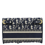 Christian Dior Saddle Oblique Canvas Belt Bag Navy Blue