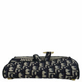 Christian Dior Saddle Oblique Canvas Belt Bag Navy Blue