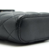 Chanel Long Vanity on Chain Caviar Black L