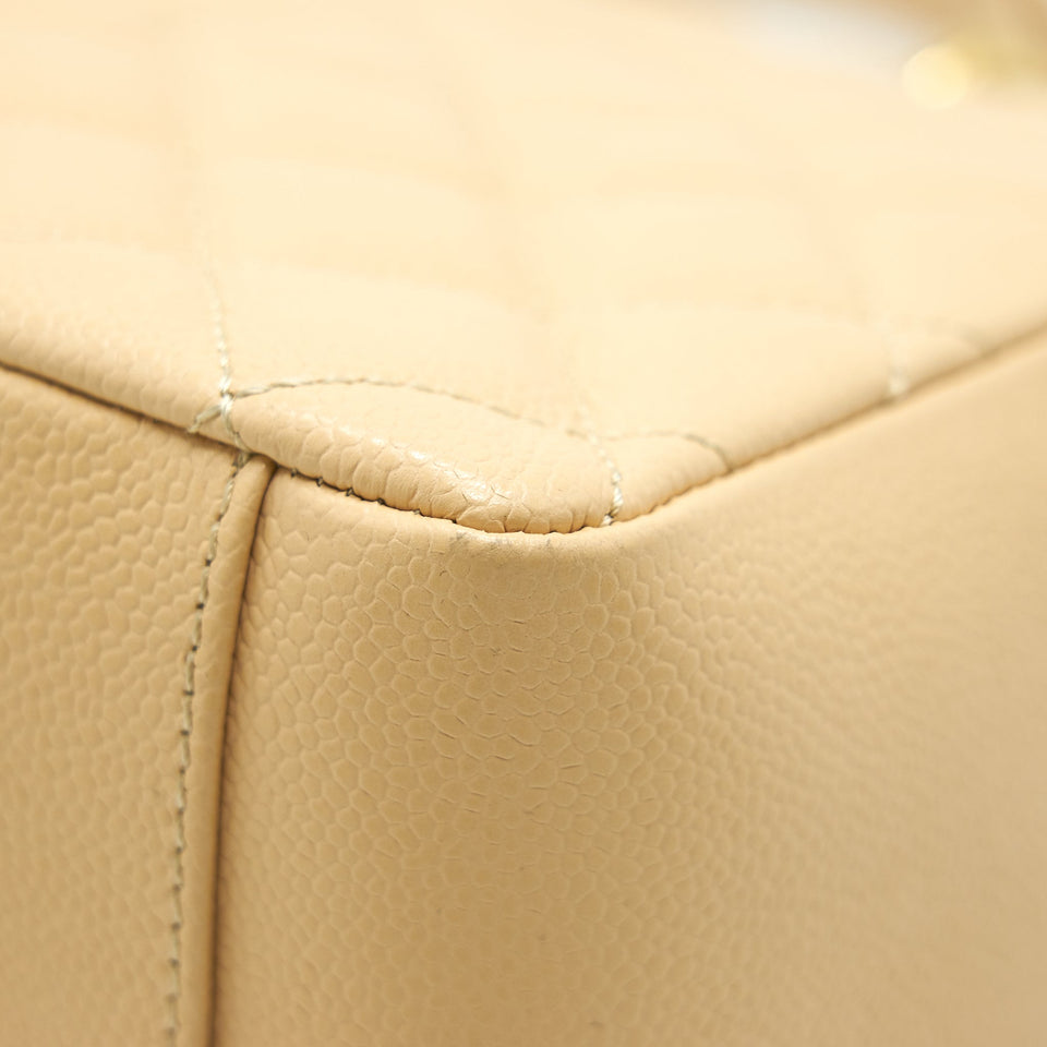 Chanel CAVIAR GRAND SHOPPING TOTE GST BEIGE