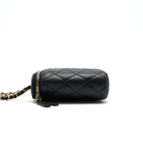 Chanel Long Vanity on Chain Caviar Black L