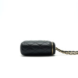 Chanel Long Vanity on Chain Caviar Black L
