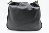 Gucci 2-Way Bamboo Tote Bag in Black Leather