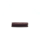 Chanel Burgundy Wallet on Chain Caviar