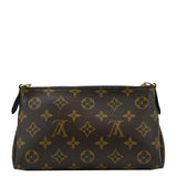 Louis Vuitton Pallas Monogram Canvas Clutch Crossbody Bag Navy Blue