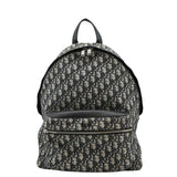 Christian Dior Kids Rider Mini Oblique Jacquard Backpack Beige