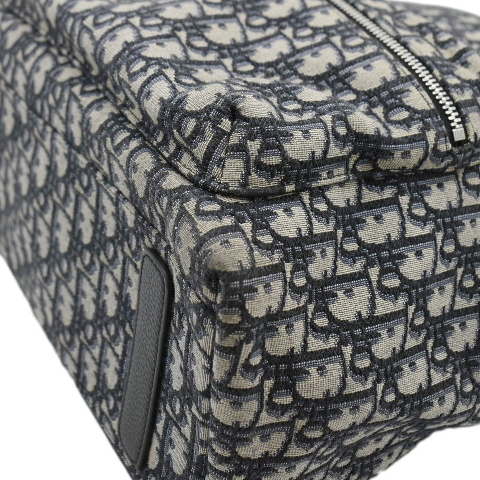 Christian Dior Kids Rider Mini Oblique Jacquard Backpack Beige