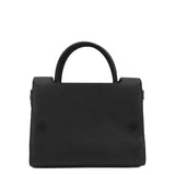 Christian Dior Diorever Flap Leather Shoulder Bag Black
