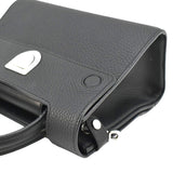 Christian Dior Diorever Flap Leather Shoulder Bag Black