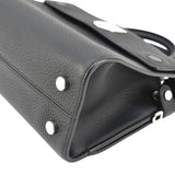 Christian Dior Diorever Flap Leather Shoulder Bag Black