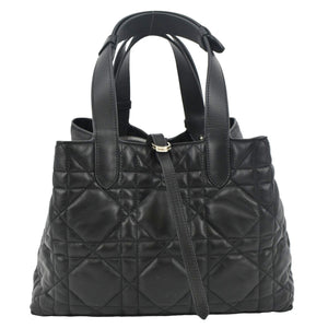 Christian Dior Medium Toujours Leather Shoulder Bag Black