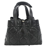 Christian Dior Medium Toujours Leather Shoulder Bag Black