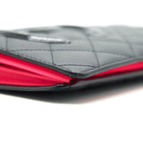 Chanel Cambon Line Bifold Long Wallet Black