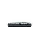 Chanel Cambon Line Bifold Long Wallet Black