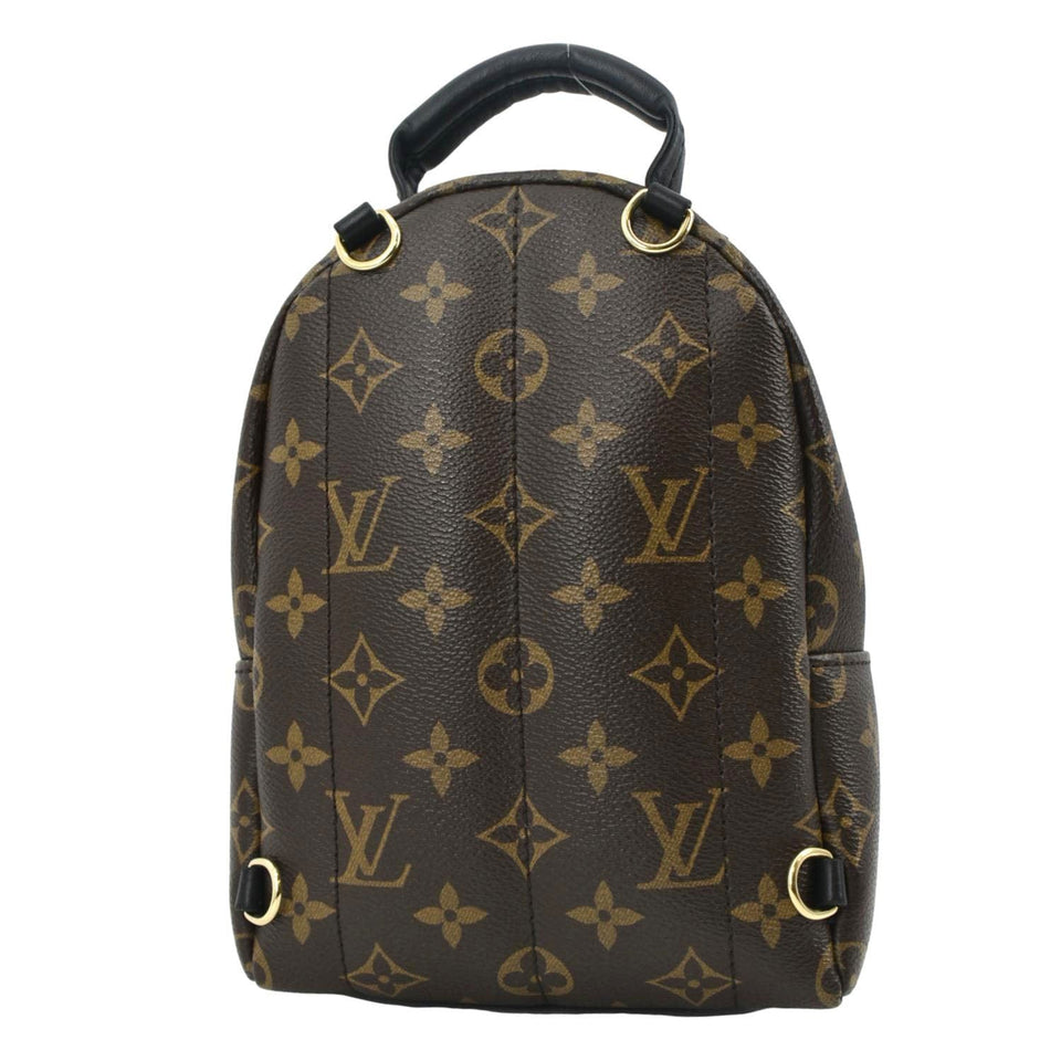 Louis Vuitton Palm Springs Mini Monogram Canvas Backpack Brown
