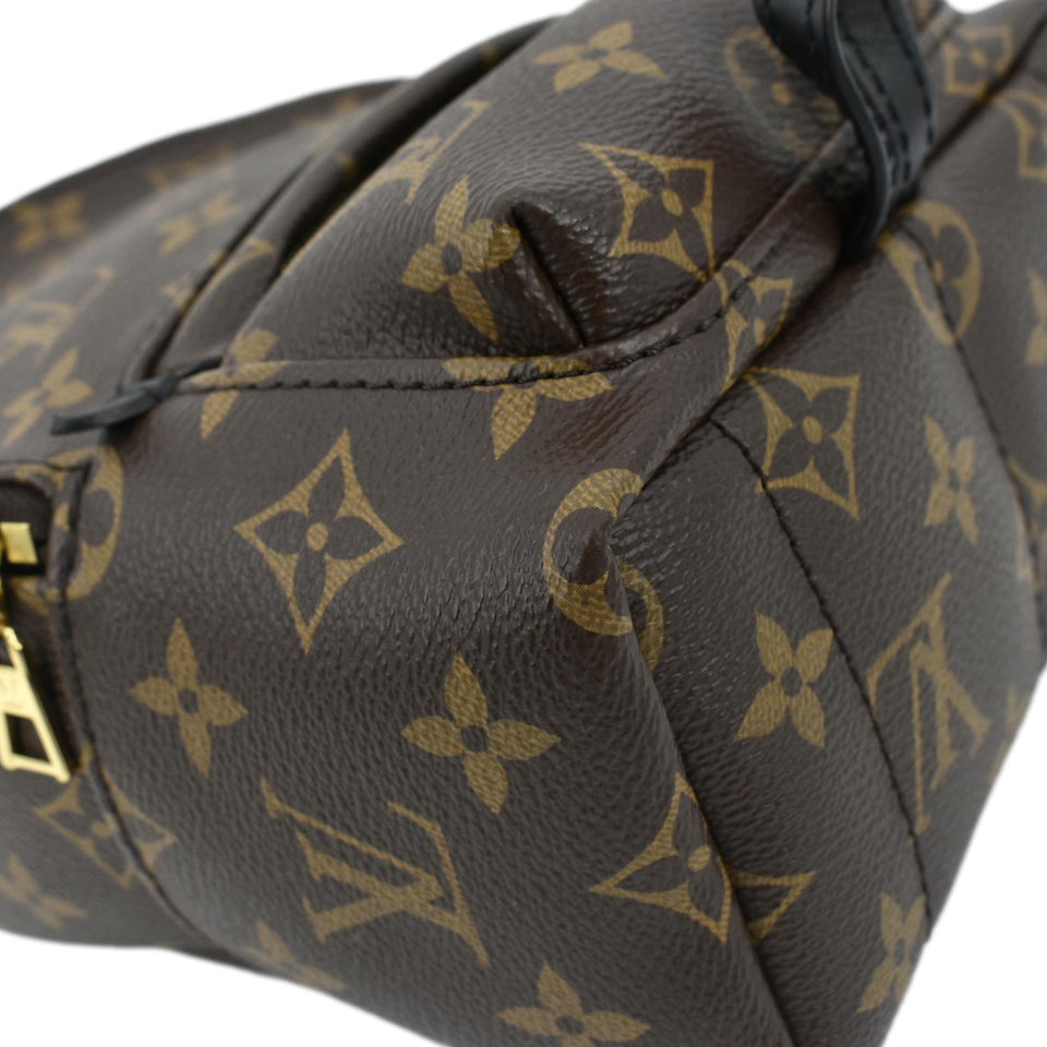 Louis Vuitton Palm Springs Mini Monogram Canvas Backpack Brown