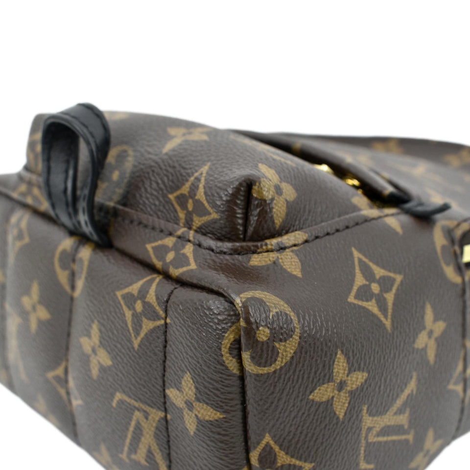 Louis Vuitton Palm Springs Mini Monogram Canvas Backpack Brown