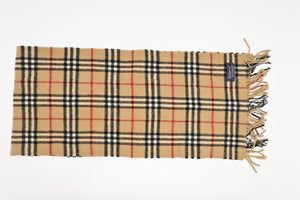 Burberry Scarf in Beige Wool