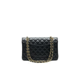 Chanel Medium Classic Double Flap Bag Caviar Black  Serial16