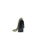 Chanel Medium Classic Double Flap Bag Caviar Black  Serial16
