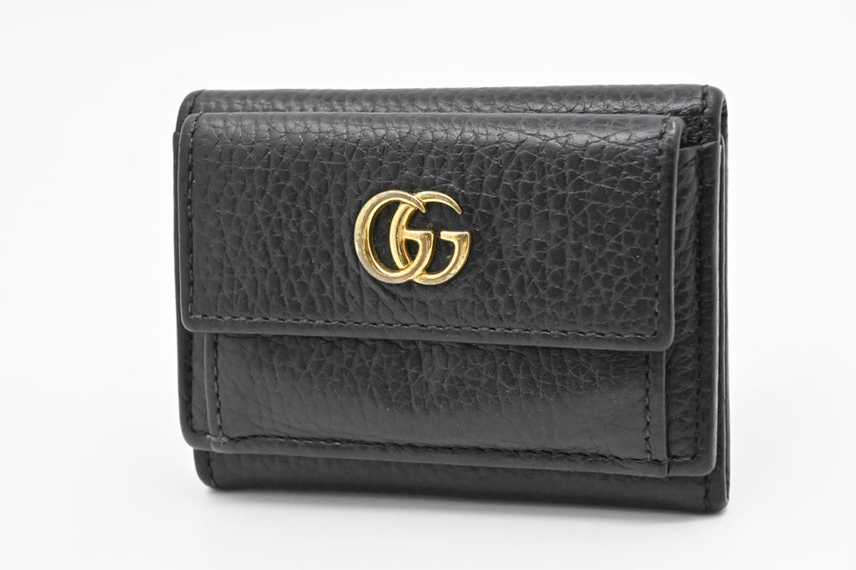 Gucci Compact Wallet in Black Leather