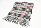 Burberry Scarf in Grey Cashmere