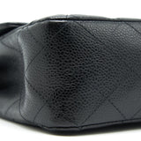 Chanel Medium Classic Double Flap Bag Caviar Black  Serial16